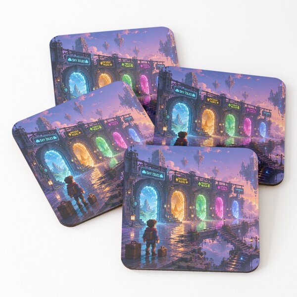 Item preview, Portal Departures to Five Fantasy Worlds designed and sold by pixelpopplanet.