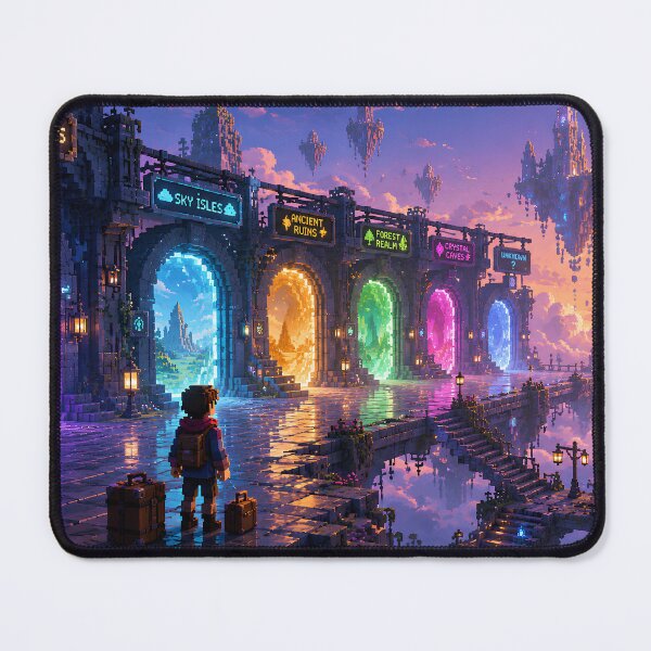 Item preview, Portal Departures to Five Fantasy Worlds designed and sold by pixelpopplanet.