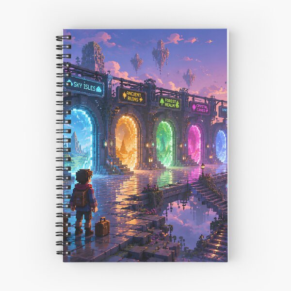 Item preview, Portal Departures to Five Fantasy Worlds designed and sold by pixelpopplanet.