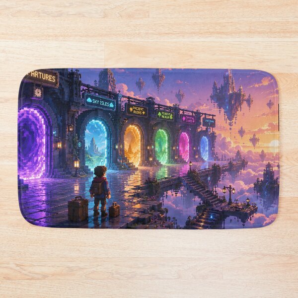 Item preview, Portal Departures to Five Fantasy Worlds designed and sold by pixelpopplanet.