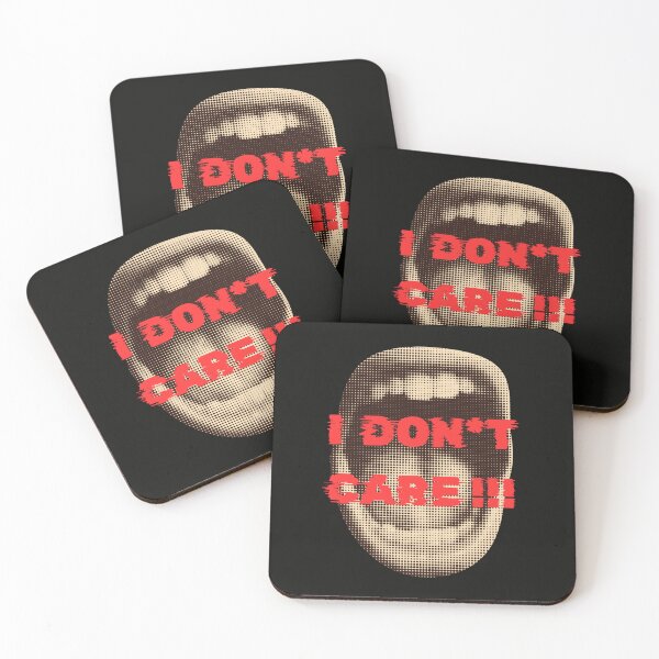 Item preview, I DON*T CARE DIGITAL GRAFIC ART  designed and sold by GoGreenlove.