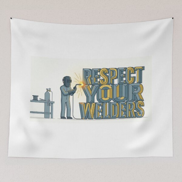 Item preview, Respect you welders designed and sold by Probably Fine Design.