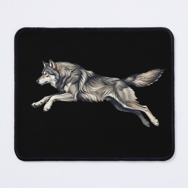 Item preview, Leaping Wolf designed and sold by jamesgerardking.