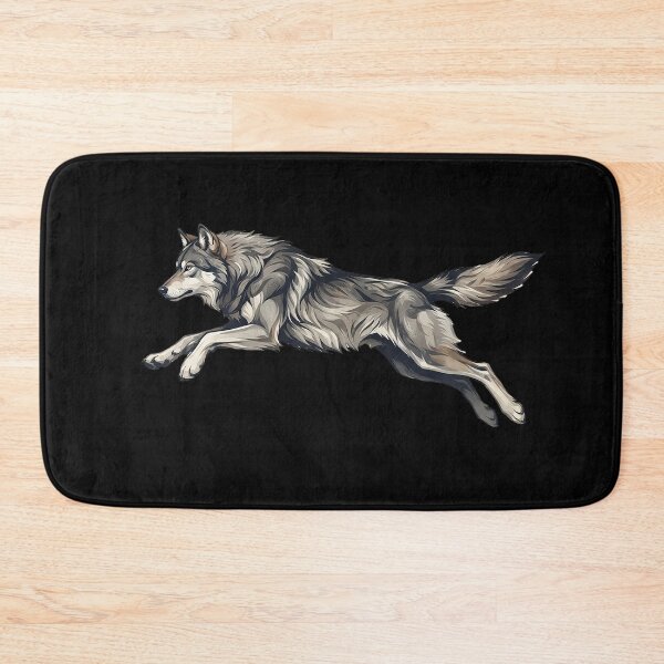 Item preview, Leaping Wolf designed and sold by jamesgerardking.