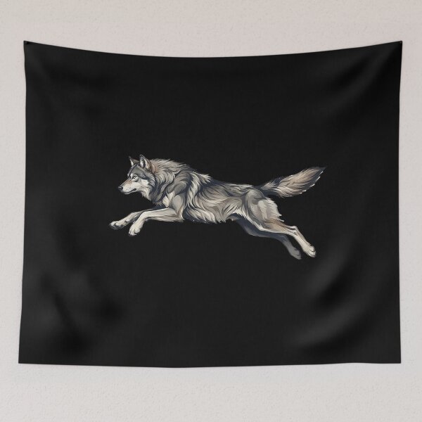 Item preview, Leaping Wolf designed and sold by jamesgerardking.