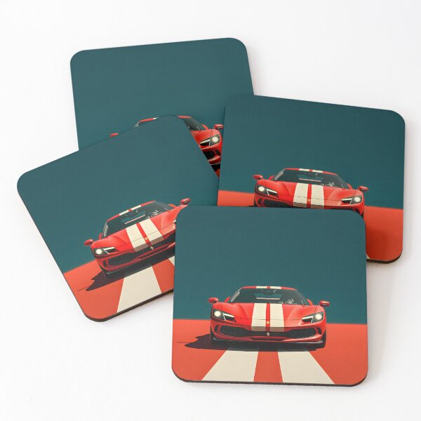 Item preview, Ferrari 296 GTB Vibrant Automotive Pop Art Design designed and sold by AutoPopStudio.
