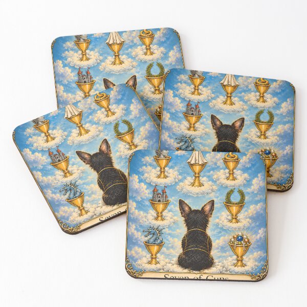 Item preview, 7 of Cups - Tarot designed and sold by brkpnt.
