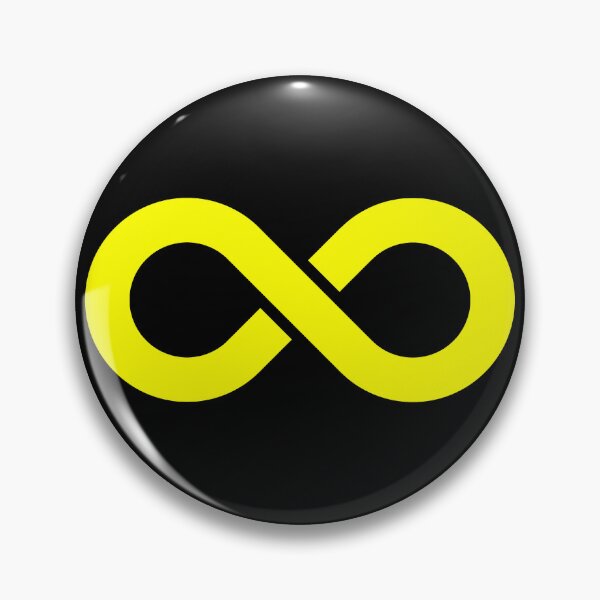 Item preview, Yellow Infinity Symbol designed and sold by pattern-archive.
