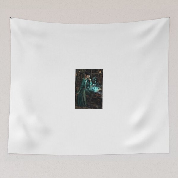 Item preview, Sorceress with Gygax Dice in Library designed and sold by CathryneDelamort.