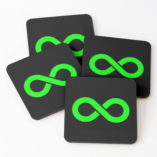 Item preview, Lime Infinity Symbol designed and sold by pattern-archive.