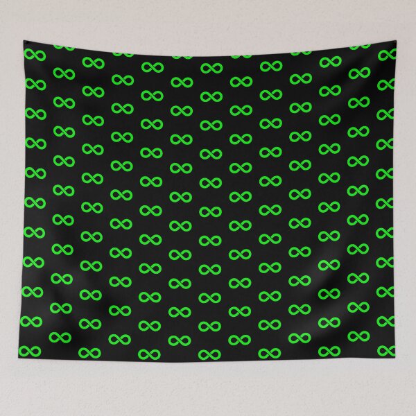 Item preview, Lime Infinity Symbol designed and sold by pattern-archive.