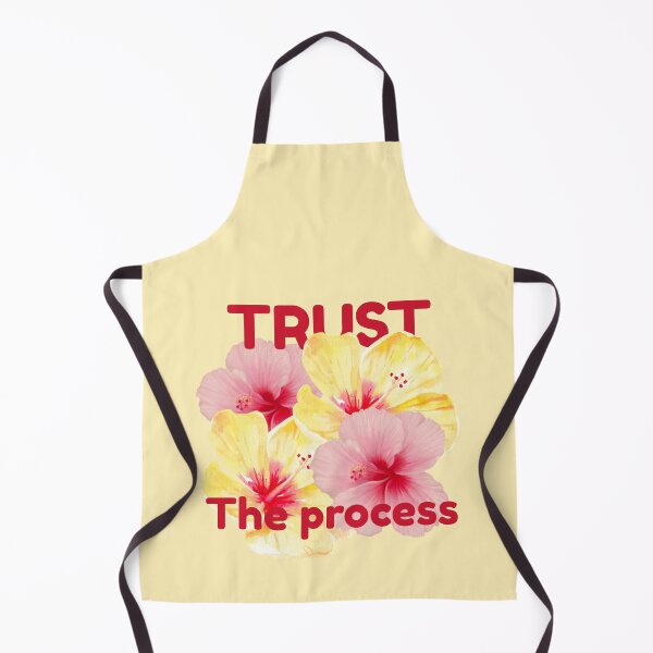 Item preview, Trust the Process | Tropical Hibiscus Floral Motivational Quote | Summer Aesthetic Typography designed and sold by NOUURRRR.