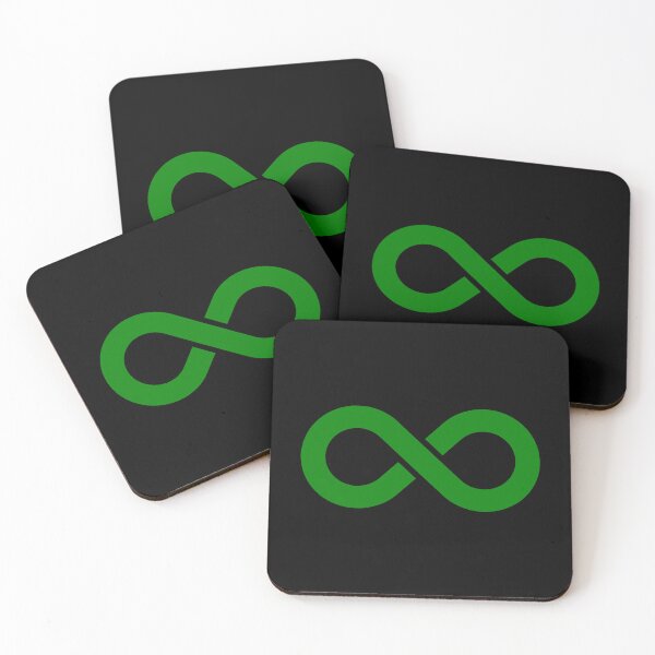 Item preview, Green Infinity Symbol Minimalist Illustration designed and sold by pattern-archive.