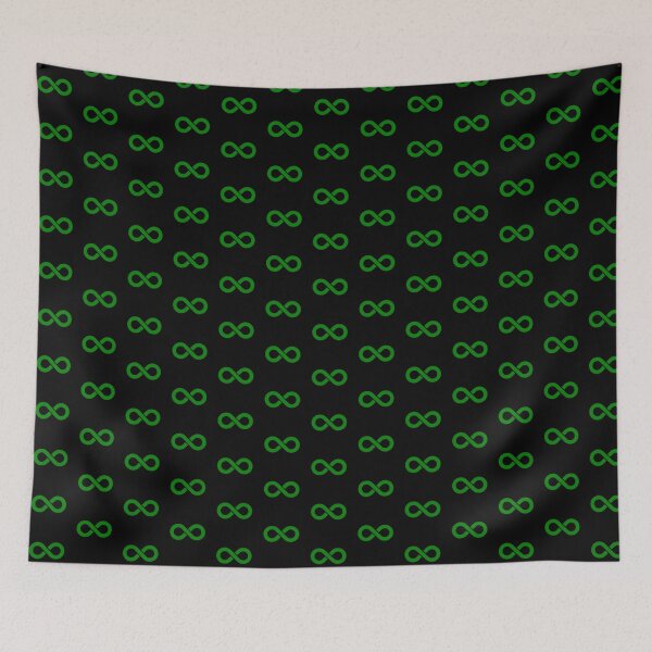 Item preview, Green Infinity Symbol Minimalist Illustration designed and sold by pattern-archive.