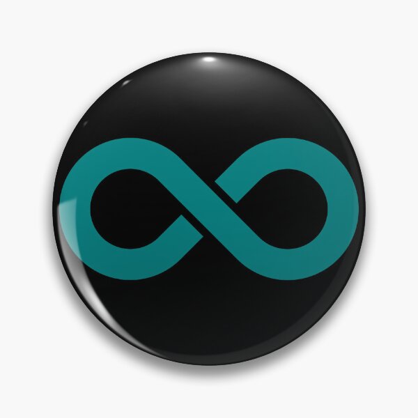Item preview, Teal Infinity Symbol Minimalist Illustration designed and sold by pattern-archive.