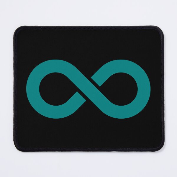 Item preview, Teal Infinity Symbol Minimalist Illustration designed and sold by pattern-archive.