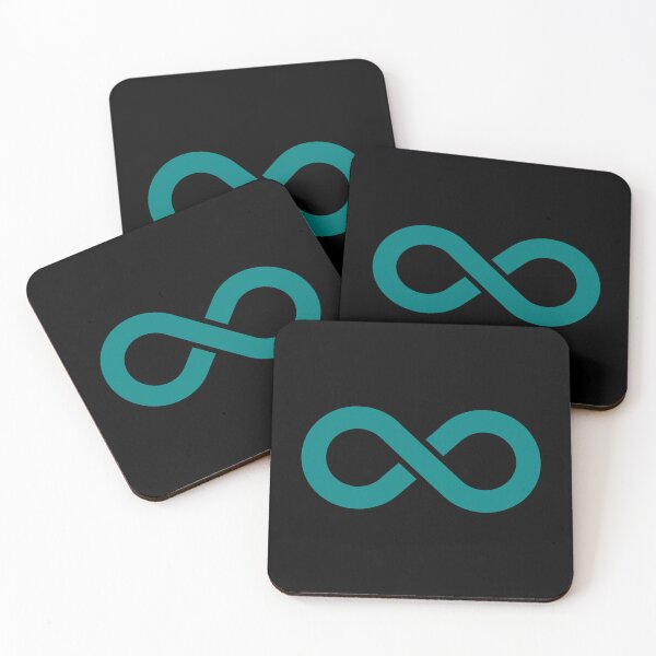 Item preview, Teal Infinity Symbol Minimalist Illustration designed and sold by pattern-archive.