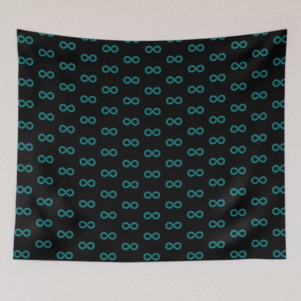Item preview, Teal Infinity Symbol Minimalist Illustration designed and sold by pattern-archive.
