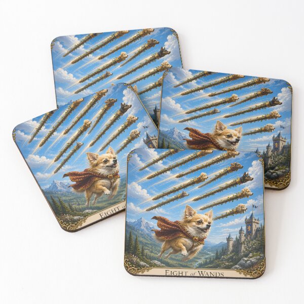 Item preview, Eight of Wands - Tarot designed and sold by brkpnt.