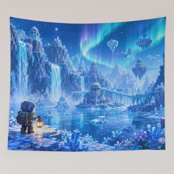 Item preview, Aurora Explorer in the Crystal Ice Kingdom designed and sold by pixelpopplanet.