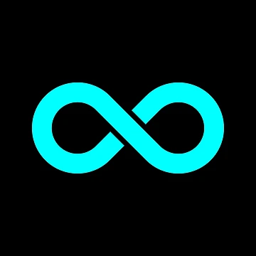 Artwork thumbnail, Cyan Infinity Symbol by pattern-archive