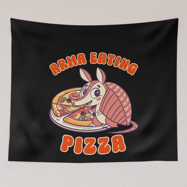 Item preview, Arms eating pizza designed and sold by BritishDelights.