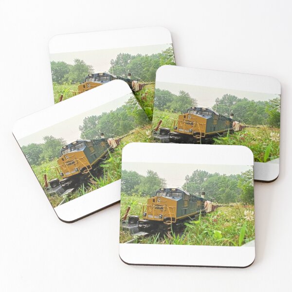 Item preview, CSX model train outdoors designed and sold by CMoneyCreations.