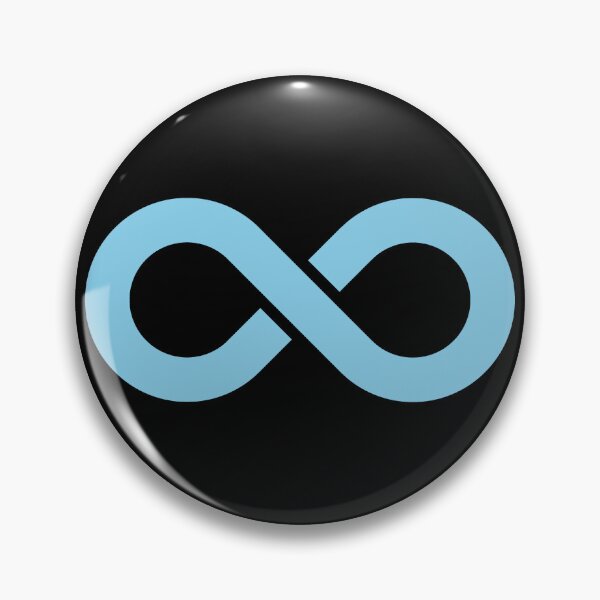Item preview, Sky Blue Infinity Symbol Minimalist Illustration designed and sold by pattern-archive.