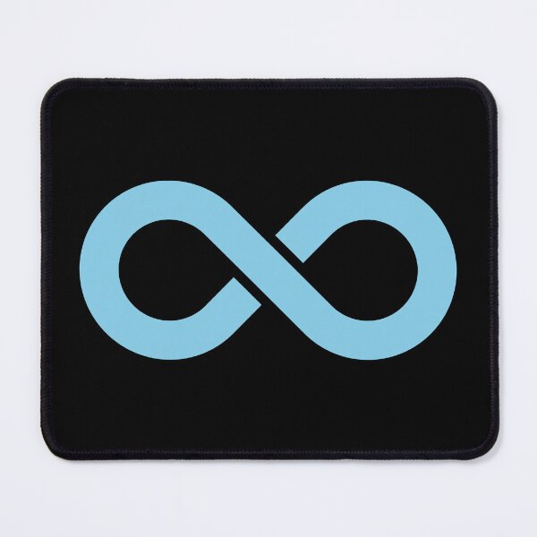 Item preview, Sky Blue Infinity Symbol Minimalist Illustration designed and sold by pattern-archive.