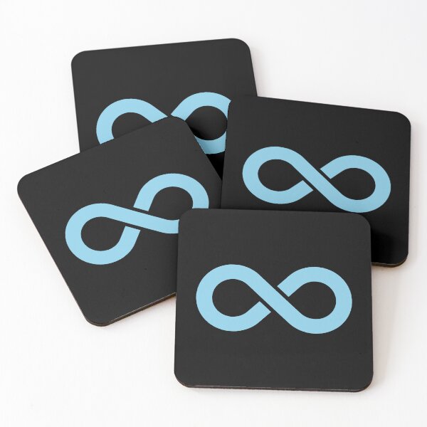 Item preview, Sky Blue Infinity Symbol Minimalist Illustration designed and sold by pattern-archive.