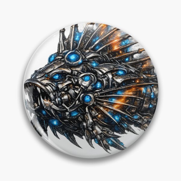Item preview, Steel Lionfish | Premium Mechanical Venomous Reef Predator designed and sold by SteelCoat Studio.