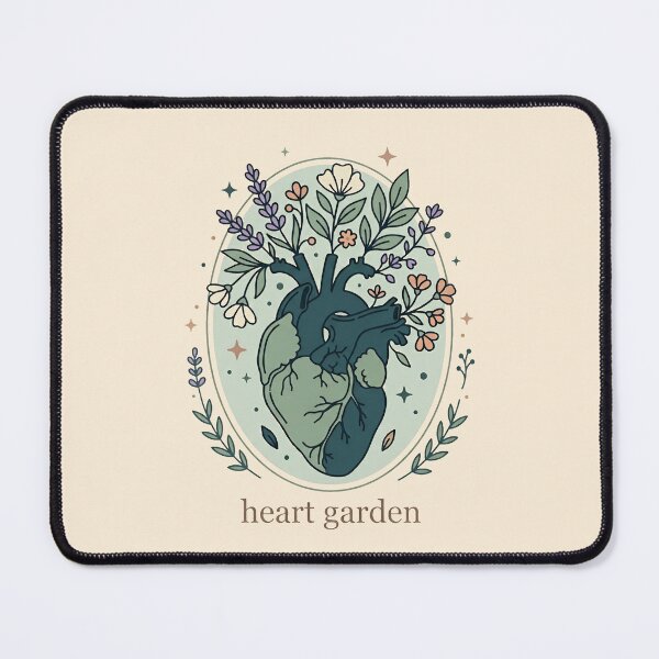 Item preview, Heart Garden Botanical Anatomical Heart Gift Design designed and sold by Dantin.