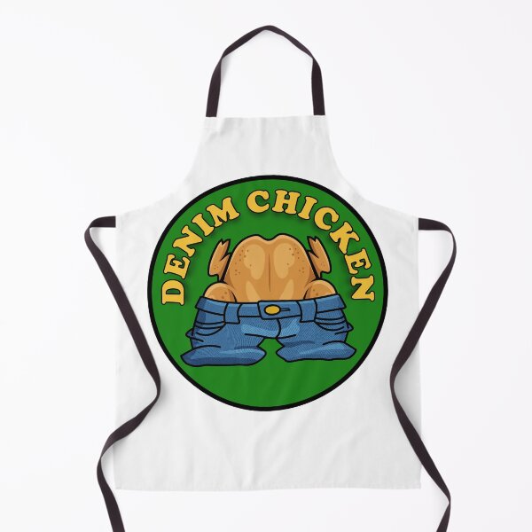 Item preview, Denim Chicken with Text designed and sold by fpleasants.