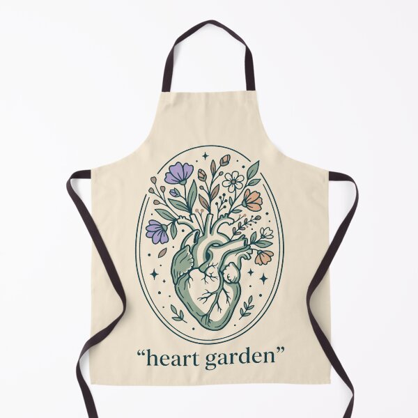 Item preview, Aesthetic Botanical Anatomical Heart Garden Gift Design designed and sold by Dantin.