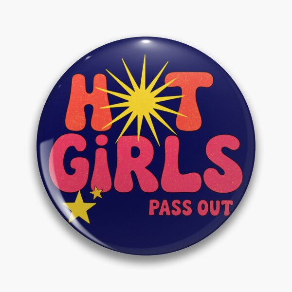 Item preview, Hot Girls Pass Out Retro Syncope Chronic Illness Spoonie designed and sold by pulse_retail.