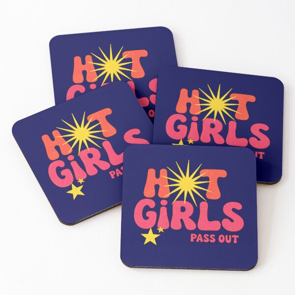 Item preview, Hot Girls Pass Out Retro Syncope Chronic Illness Spoonie designed and sold by pulse_retail.