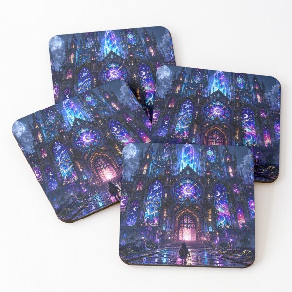 Item preview, Midnight Cathedral of Moons and Ravens designed and sold by pixelpopplanet.