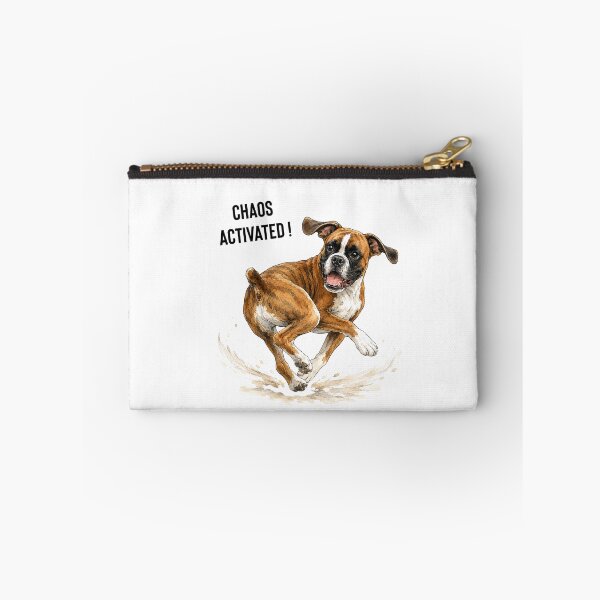 Item preview, Chaos Activated! Boxer Dog Watercolor | Spinning Zoomies Boxer Gift designed and sold by PAPIRO SIGLO XXI.