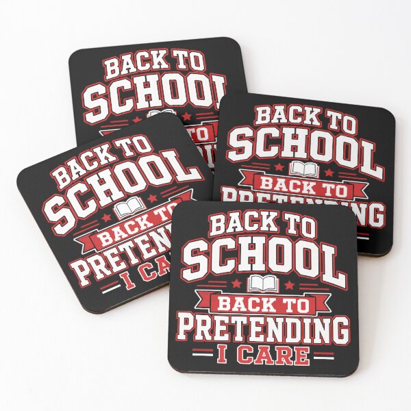 Item preview, Back To School Back To Pretending I Care Funny Shirt designed and sold by Uglyandcute.