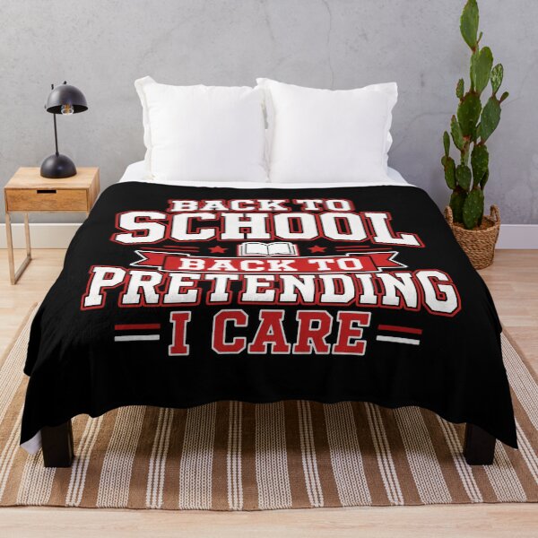 Item preview, Back To School Back To Pretending I Care Funny Shirt designed and sold by Uglyandcute.