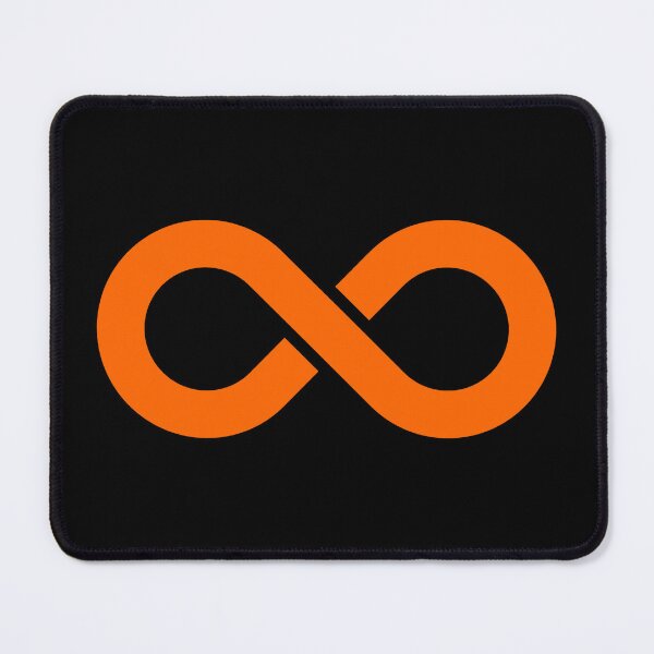 Item preview, Orange Infinity Symbol designed and sold by pattern-archive.