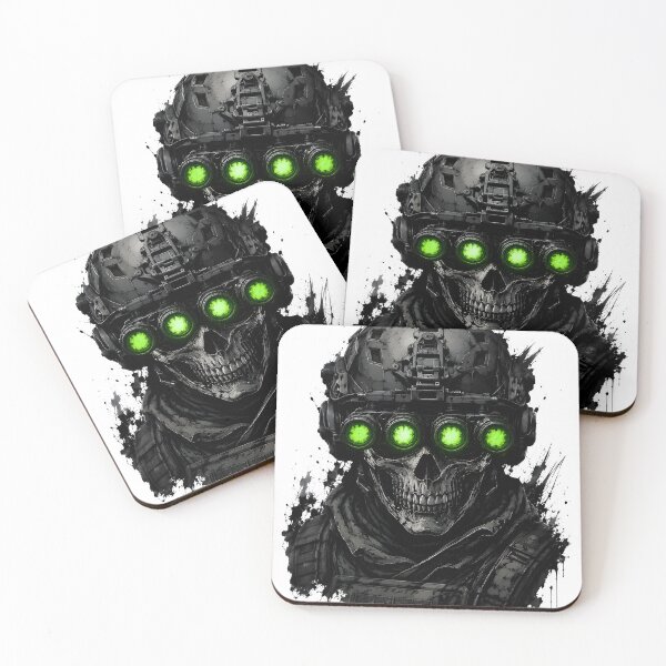 Item preview, Tactical Skull Operator - Green Night Vision Goggles GPNVG-18 designed and sold by ColonelOkten.