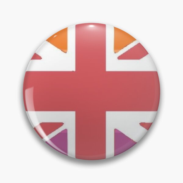 Item preview, Lesbian British Flag United Kingdom LGBTQ+ WLW designed and sold by YuriBasedCo.