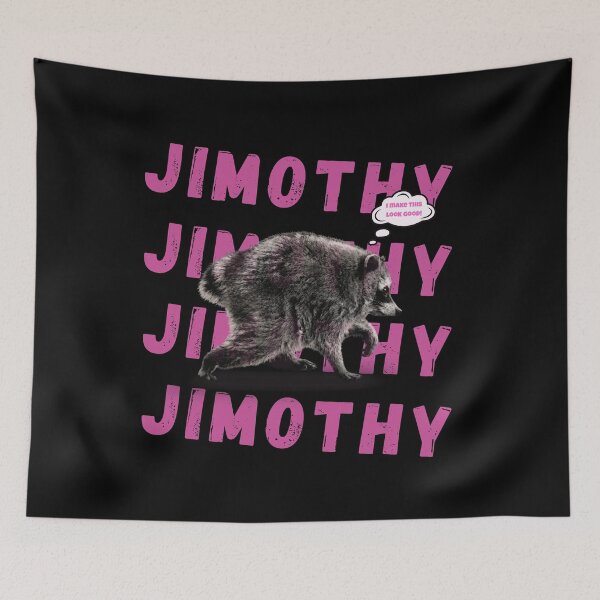 Item preview, Jimothy Raccoon I Make This Look Good Funny Trash Panda Pink Streetwear Meme designed and sold by WillCraftx.