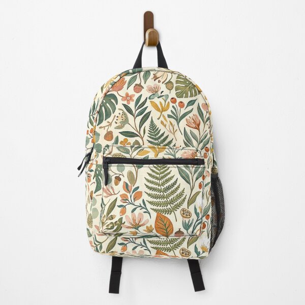 Item preview, Botanical Pattern of Wild Leaves and Flowers designed and sold by Mejiamueriel.