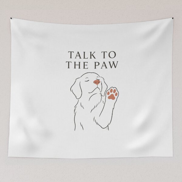 Item preview, Talk To The Paw Cute Funny Dog Mom Dog Lover Gift designed and sold by journeyengine.