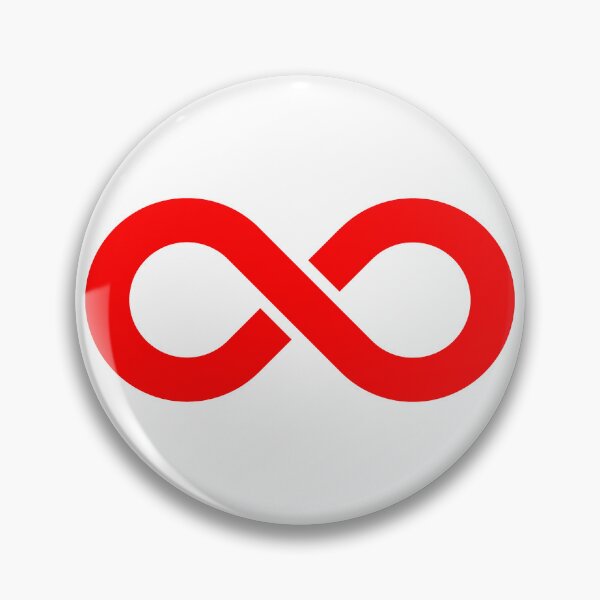 Item preview, Red Infinity Symbol Minimalist Illustration designed and sold by pattern-archive.