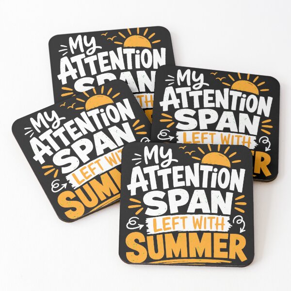 Item preview, back to school My Attention Span Left With Summer Funny Shirt designed and sold by Uglyandcute.