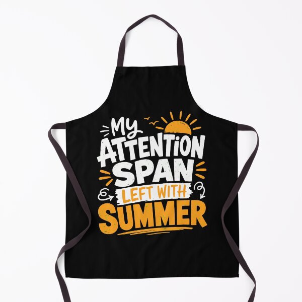 Item preview, back to school My Attention Span Left With Summer Funny Shirt designed and sold by Uglyandcute.