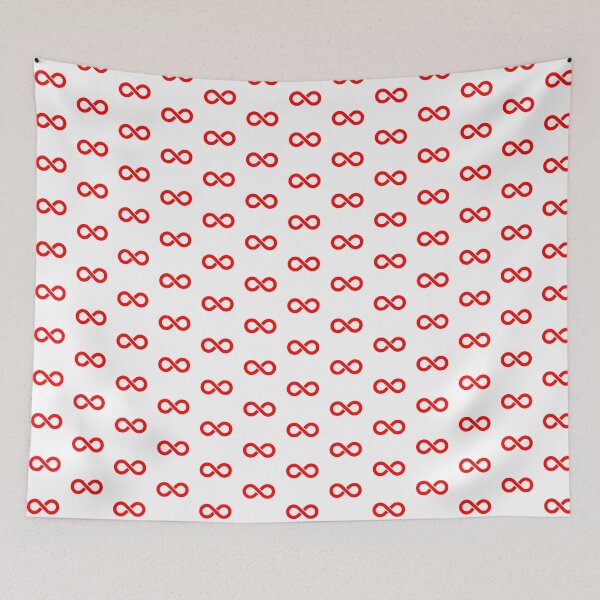 Item preview, Red Infinity Symbol Minimalist Illustration designed and sold by pattern-archive.